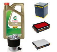 DENCKERMANN Controllo Set 5L CASTROL EDGE 5W-30 C3 Per Nissan Qashqai +2 I