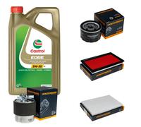 DENCKERMANN Controllo Set 5L CASTROL EDGE 5W-30 C3 Per Nissan Qashqai +2 I