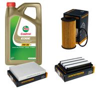 DENCKERMANN Controllo Set 5L CASTROL EDGE 5W-30 C3 Per Nissan Qashqai II