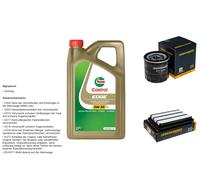 DENCKERMANN Controllo set 5L CASTROL EDGE 5W-30 C3 per Nissan Qashqai II