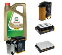 DENCKERMANN Controllo Set 5L CASTROL EDGE 5W-30 C3 Per Nissan Qashqai II