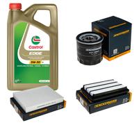 DENCKERMANN Controllo Set 5L CASTROL EDGE 5W-30 C3 Per Nissan Qashqai II