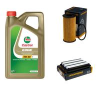 DENCKERMANN Controllo Set 5L CASTROL EDGE 5W-30 C3 Per Nissan Qashqai II