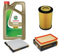 DENCKERMANN Controllo Set 5L CASTROL EDGE 5W-30 C3 Per Opel Agila (A) 1.0