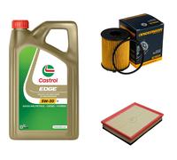 DENCKERMANN Controllo Set 5L CASTROL EDGE 5W-30 C3 Per Opel Astra H 1.3 CDTi
