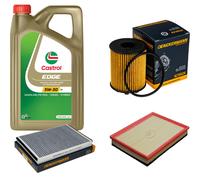 DENCKERMANN Controllo Set 5L CASTROL EDGE 5W-30 C3 Per Opel Astra H 1.3 CDTi