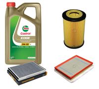 DENCKERMANN Controllo Set 5L CASTROL EDGE 5W-30 C3 Per Opel Astra H Twintop