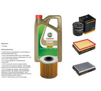 Denckermann Controllo Set 5L castrol edge 5W-30 C3 per Opel Astra H Van