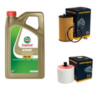 DENCKERMANN Controllo Set 5L CASTROL EDGE 5W-30 C3 Per Opel Astra K Caravan