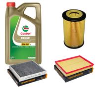 DENCKERMANN Controllo Set 5L CASTROL EDGE 5W-30 C3 Per Opel Astra Klassic