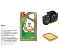 DENCKERMANN Controllo Set 5L CASTROL EDGE 5W-30 C3 Per Opel Combo 1.4 1.2