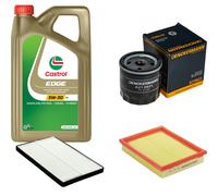 DENCKERMANN Controllo Set 5L CASTROL EDGE 5W-30 C3 Per Opel Combo 1.4 1.2
