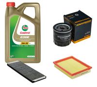 DENCKERMANN Controllo Set 5L CASTROL EDGE 5W-30 C3 Per Opel Combo 1.4 1.2