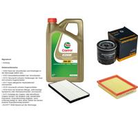 Denckermann Controllo Set 5L castrol edge 5W-30 C3 per Opel Combo 1.4