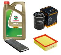 DENCKERMANN Controllo Set 5L CASTROL EDGE 5W-30 C3 Per Opel Combo 1.7 D