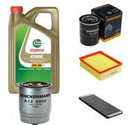 DENCKERMANN Controllo Set 5L CASTROL EDGE 5W-30 C3 Per Opel Combo 1.7 D