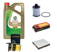DENCKERMANN Controllo Set 5L CASTROL EDGE 5W-30 C3 Per Opel Combo