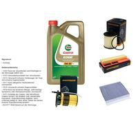 DENCKERMANN Controllo Set 5L CASTROL EDGE 5W-30 C3 Per Opel Combo