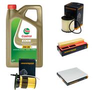 DENCKERMANN Controllo Set 5L CASTROL EDGE 5W-30 C3 Per Opel Combo