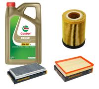 DENCKERMANN Controllo Set 5L CASTROL EDGE 5W-30 C3 Per Opel Corsa C 1.2