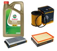 DENCKERMANN Controllo Set 5L CASTROL EDGE 5W-30 C3 Per Opel Corsa C 1.3 CDTi