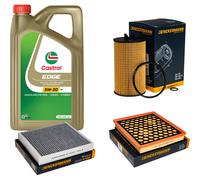 DENCKERMANN Controllo Set 5L CASTROL EDGE 5W-30 C3 Per Opel Insignia A 1.6