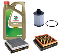 DENCKERMANN Controllo Set 5L CASTROL EDGE 5W-30 C3 Per Opel Insignia A