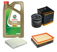 DENCKERMANN Controllo Set 5L CASTROL EDGE 5W-30 C3 Per Opel Meriva
