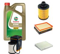 DENCKERMANN Controllo Set 5L CASTROL EDGE 5W-30 C3 Per Opel Meriva