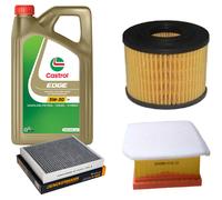 DENCKERMANN Controllo Set 5L CASTROL EDGE 5W-30 C3 Per Opel Meriva B