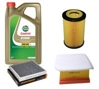 DENCKERMANN Controllo Set 5L CASTROL EDGE 5W-30 C3 Per Opel Meriva B