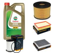 DENCKERMANN Controllo Set 5L CASTROL EDGE 5W-30 C3 Per Opel Mokka/Mokka X