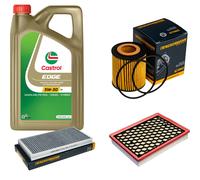 DENCKERMANN Controllo Set 5L CASTROL EDGE 5W-30 C3 Per Opel Vectra C Caravan