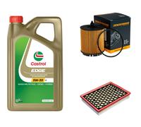 DENCKERMANN Controllo Set 5L CASTROL EDGE 5W-30 C3 Per Opel Vectra C CC
