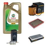 DENCKERMANN Controllo Set 5L CASTROL EDGE 5W-30 C3 Per Opel Vectra C CC