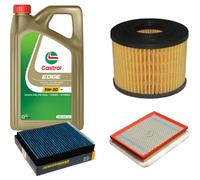 DENCKERMANN Controllo Set 5L CASTROL EDGE 5W-30 C3 Per Opel Zafira B 1.7