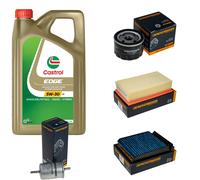 DENCKERMANN Controllo Set 5L CASTROL EDGE 5W-30 C3 Per Renault Clio