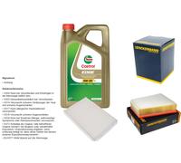 Denckermann Controllo Set 5L castrol edge 5W-30 C3 per Renault Fluence 1.6