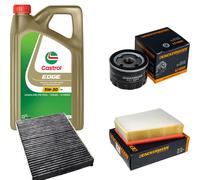 DENCKERMANN Controllo Set 5L CASTROL EDGE 5W-30 C3 Per Renault Grand Scénic
