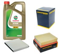 DENCKERMANN Controllo Set 5L CASTROL EDGE 5W-30 C3 Per Renault Laguna II 1.9