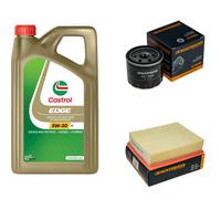 DENCKERMANN Controllo Set 5L CASTROL EDGE 5W-30 C3 Per Renault Laguna II 1.9