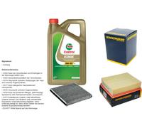 DENCKERMANN Controllo set 5L CASTROL EDGE 5W-30 C3 per Renault Laguna II 1.9