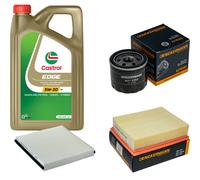 DENCKERMANN Controllo Set 5L CASTROL EDGE 5W-30 C3 Per Renault Laguna II 1.9