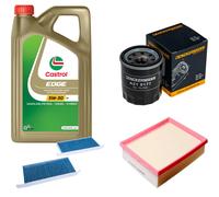 DENCKERMANN Controllo Set 5L CASTROL EDGE 5W-30 C3 Per Renault Laguna III