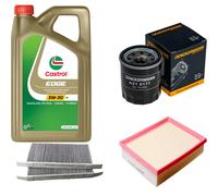 DENCKERMANN Controllo Set 5L CASTROL EDGE 5W-30 C3 Per Renault Laguna III