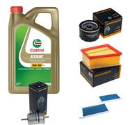 DENCKERMANN Controllo Set 5L CASTROL EDGE 5W-30 C3 Per Renault Laguna III