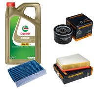 DENCKERMANN Controllo Set 5L CASTROL EDGE 5W-30 C3 Per Renault Megane III
