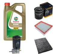 DENCKERMANN Controllo Set 5L CASTROL EDGE 5W-30 C3 Per Renault Scénic III