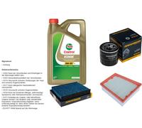 Denckermann Controllo Set 5L castrol edge 5W-30 C3 per Renault Scénic Sfere