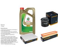 Denckermann Controllo Set 5L castrol edge 5W-30 C3 per Renault Thalia, II